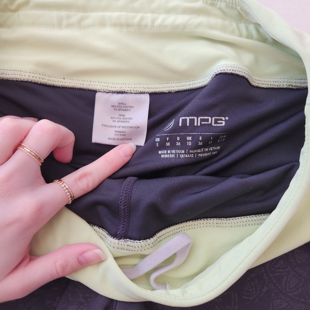 MPG Athletic Patterned Shorts with Liner size S - Picture 12 of 12